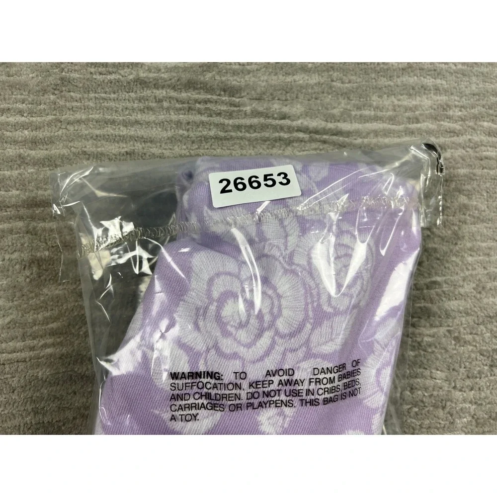 LC Lauren Conrad Sweatshirt Women Small Purple Floral Rose Sleepwear Top Relaxed